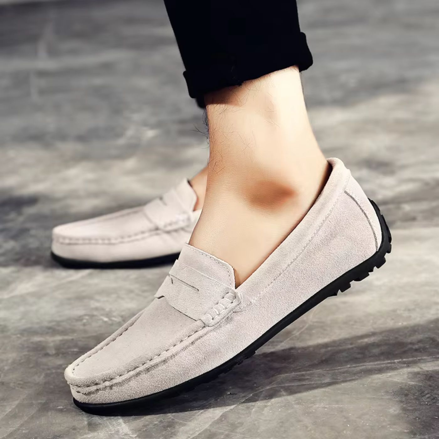 Zachte suède Loafers