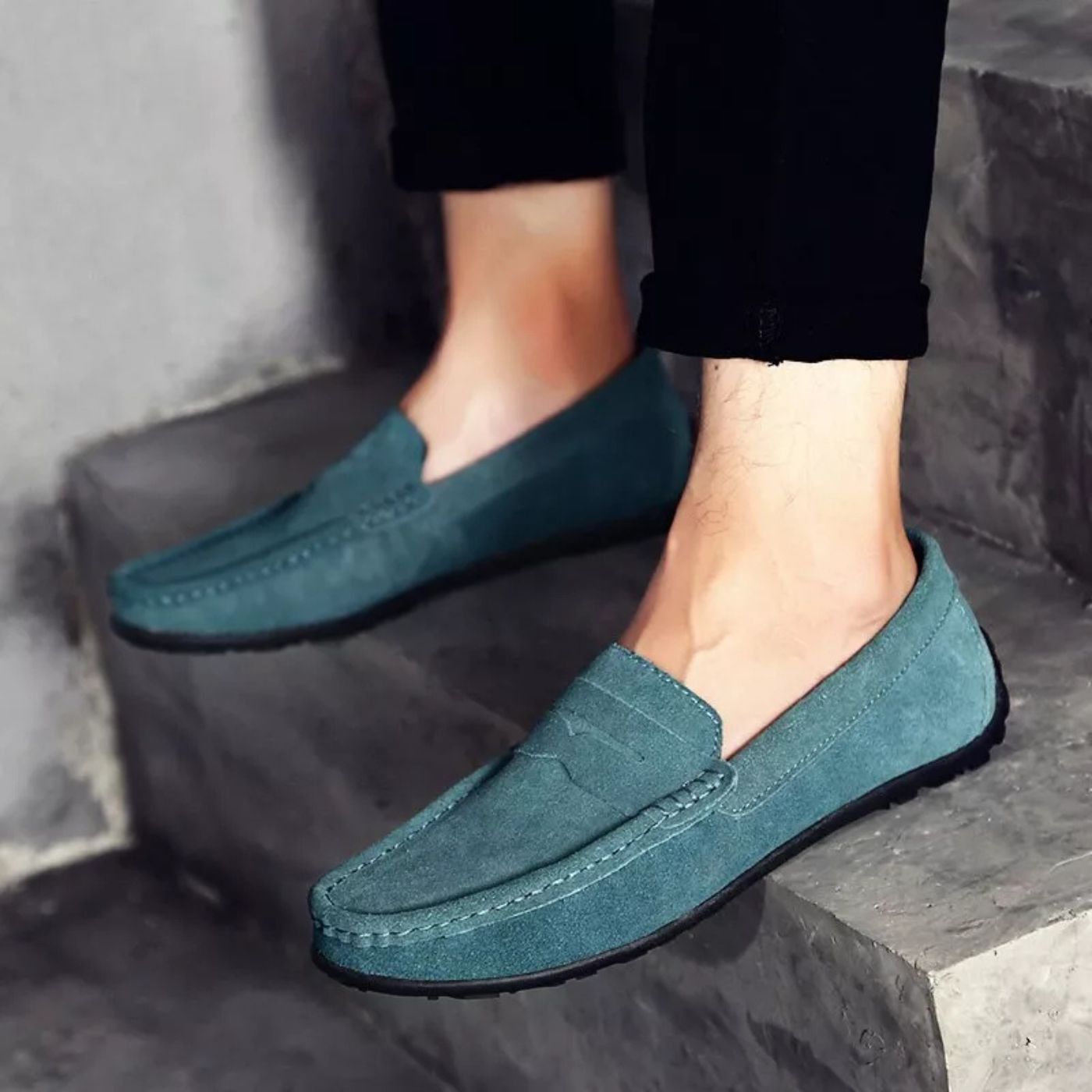 Zachte suède Loafers