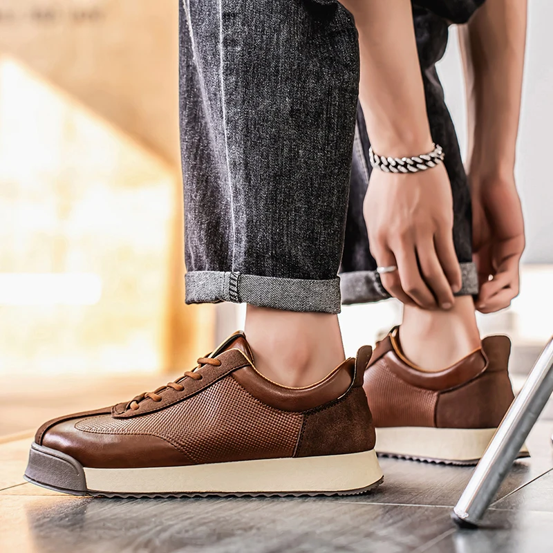 Italiaanse leren schoenen