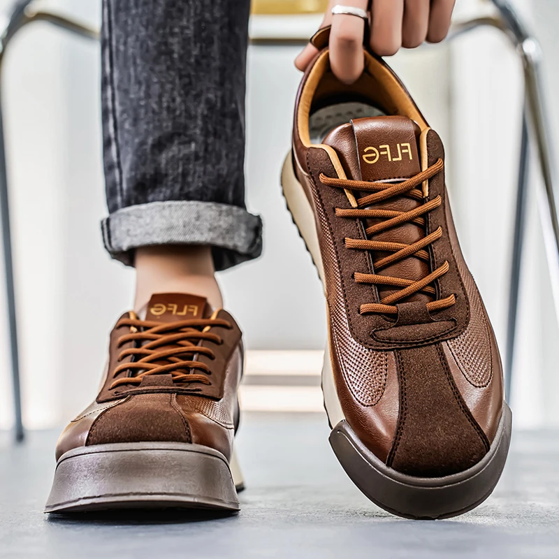 Italiaanse leren schoenen