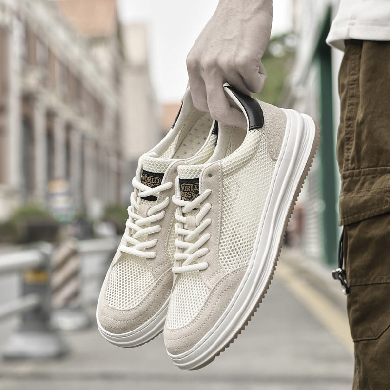 Elegante sneakers van mesh