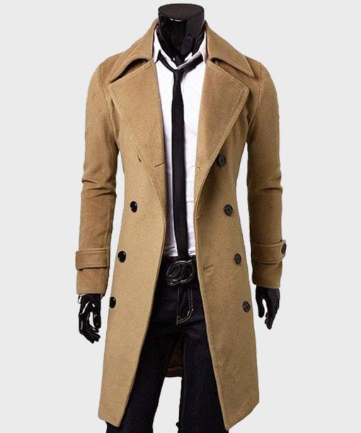 Elegante lange trenchcoat