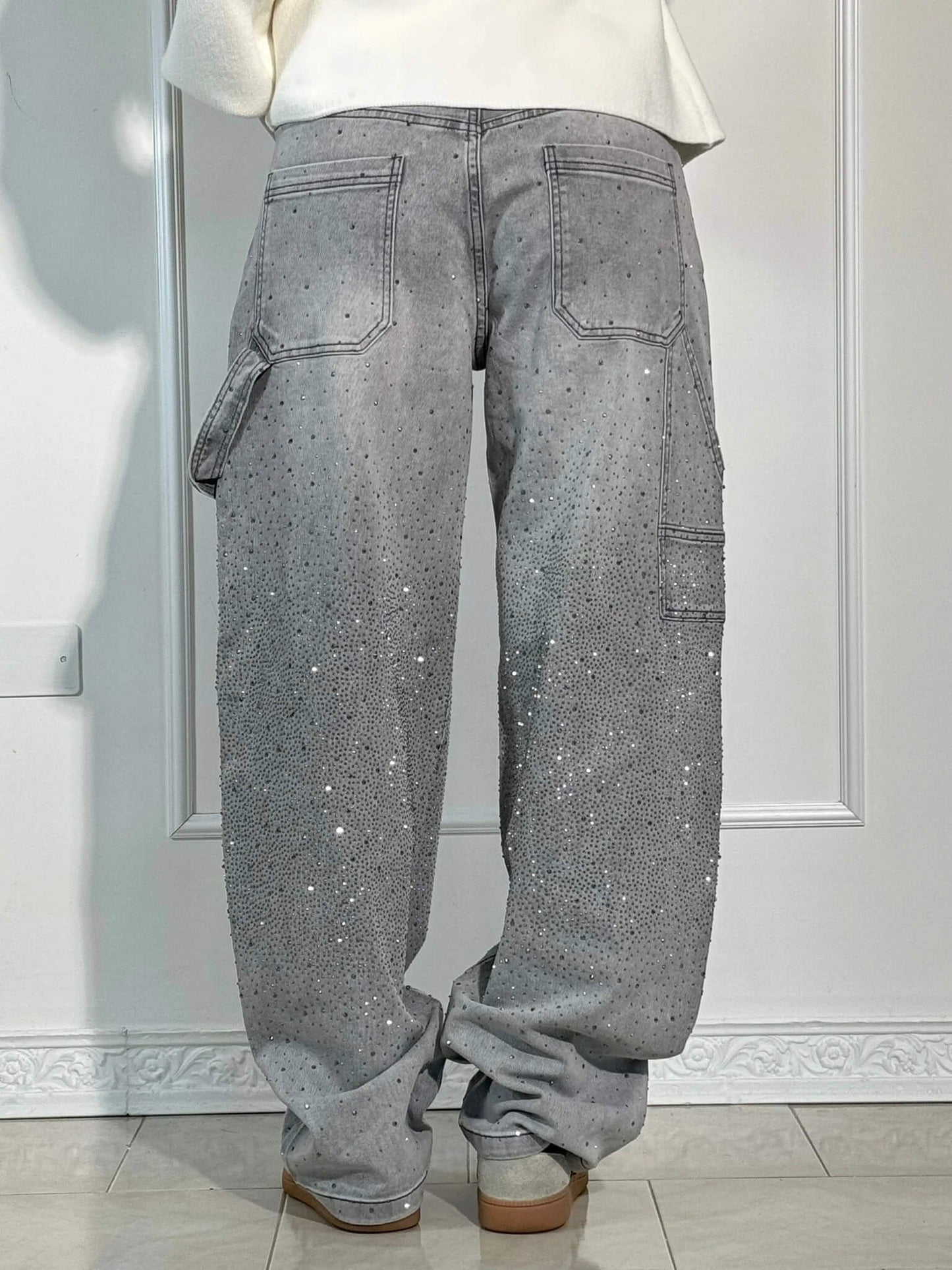 Elegante jeans met glamour