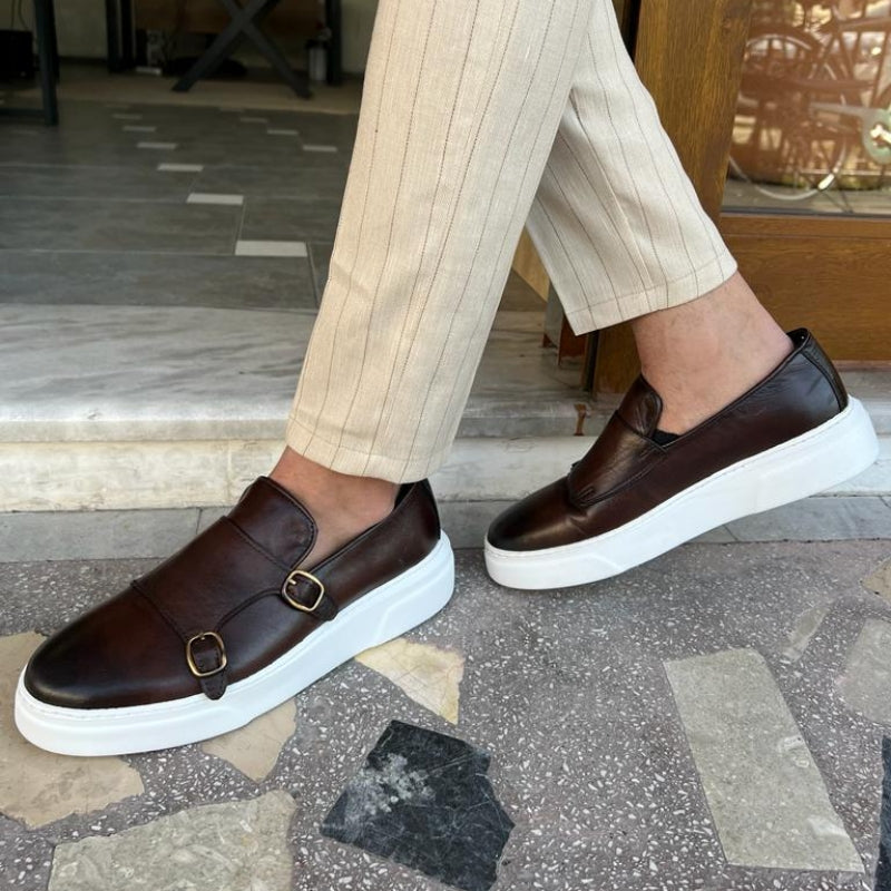 Leren Slip-On Loafers