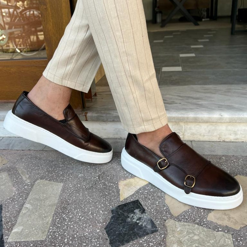 Leren Slip-On Loafers