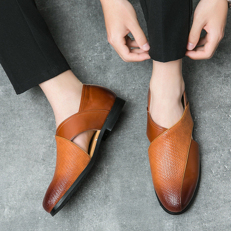Vintage leren Loafers