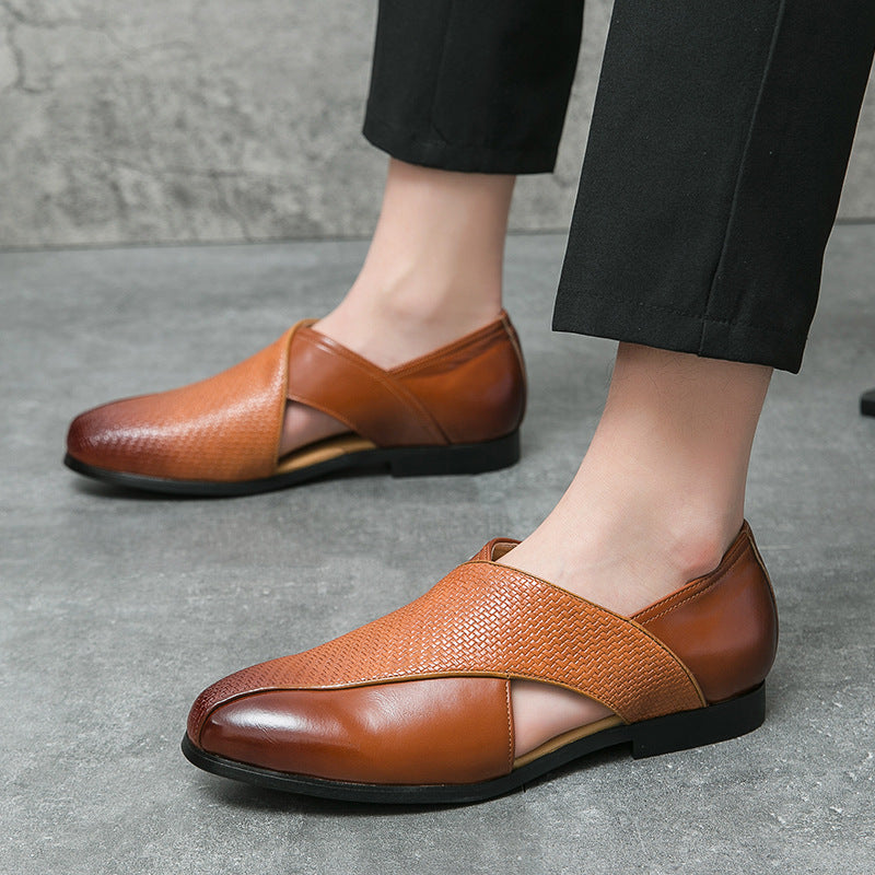 Vintage leren Loafers