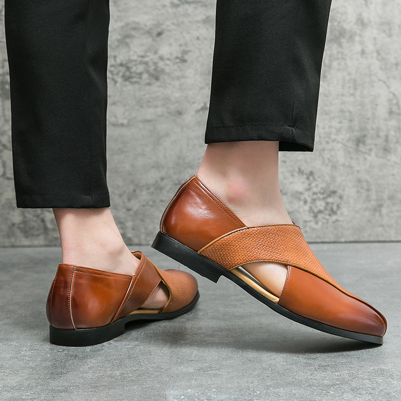 Vintage leren Loafers
