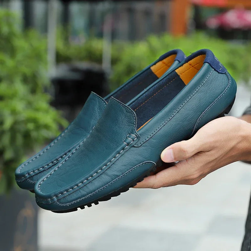 Vintage leren Loafers