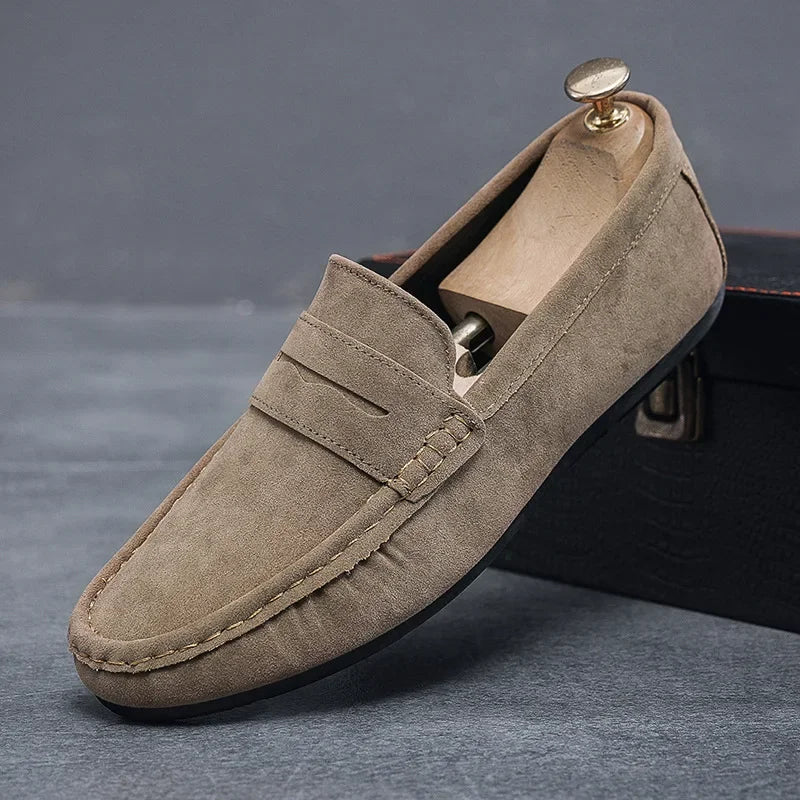 Lichtgewicht suède Loafers