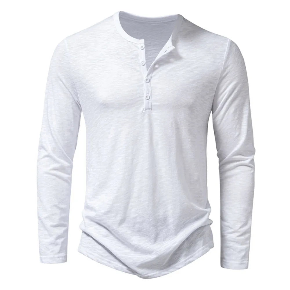 Katoenen poloshirt met lange mouwen