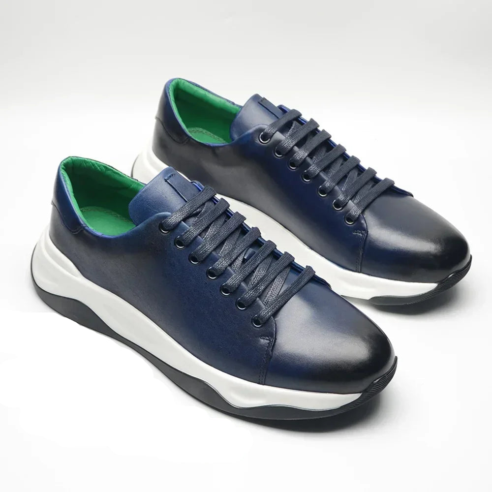 Hoge schoenen van rundleer