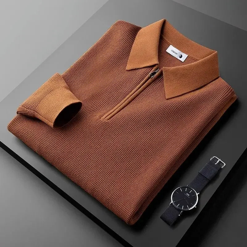 Elegante heren trui met rits