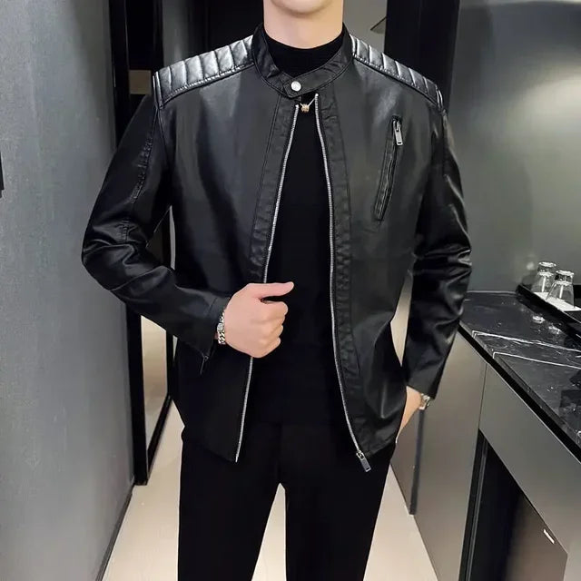 Elegante leren jas