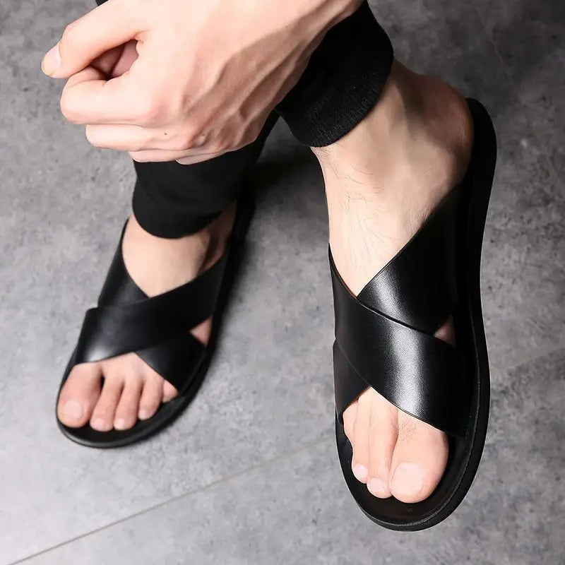 Elegante Leren Sandalen