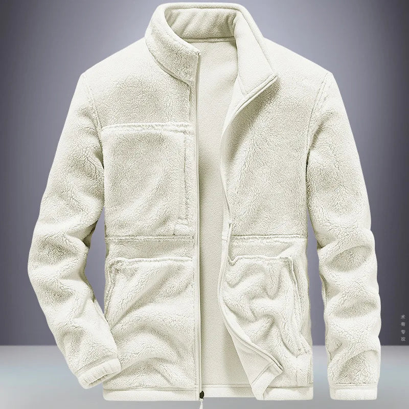 Warme fleece jas