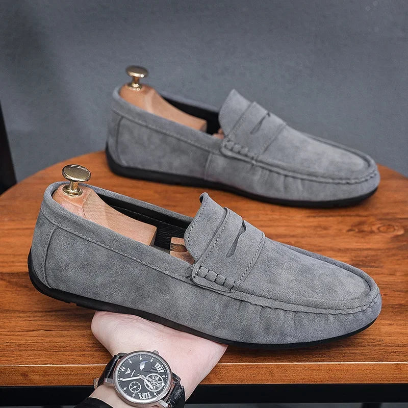 Lichtgewicht suède Loafers