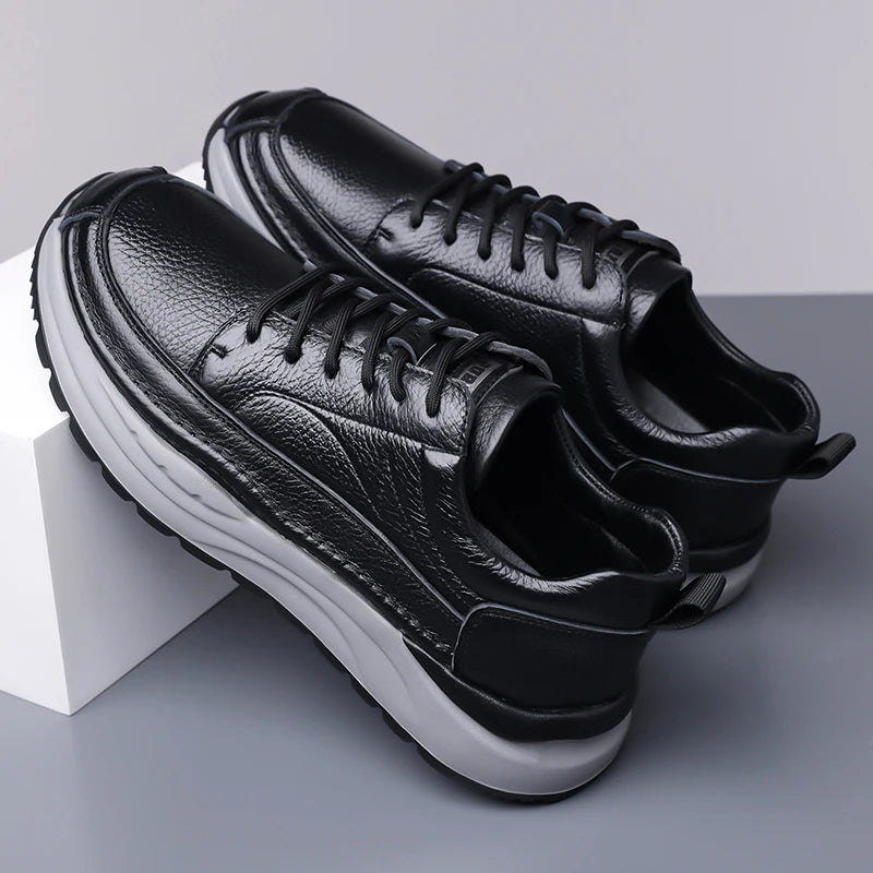 Klassieke leren herenschoenen