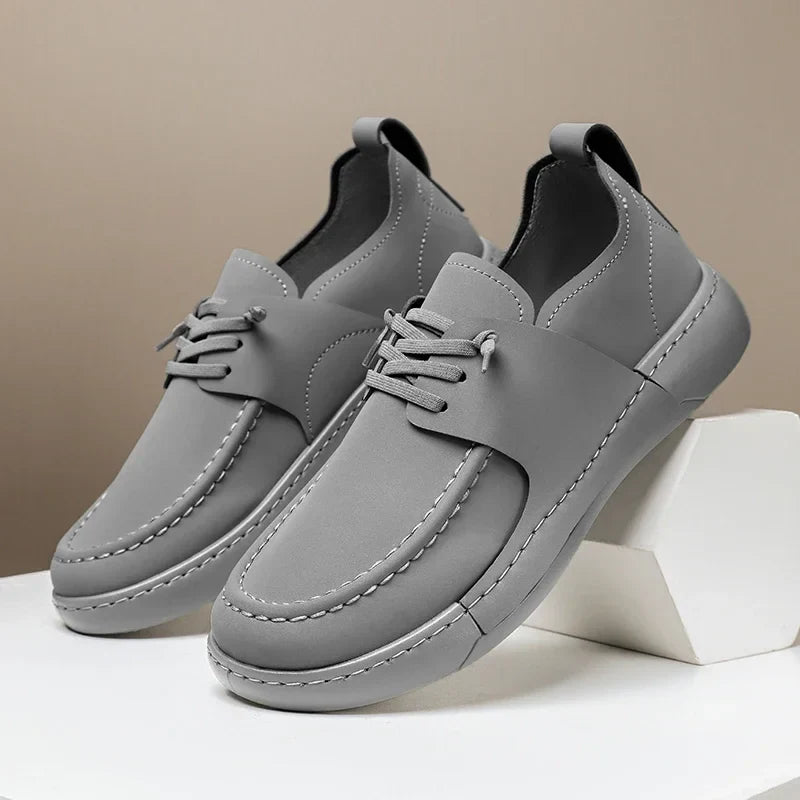Klassieke Italiaanse Leren Sneakers