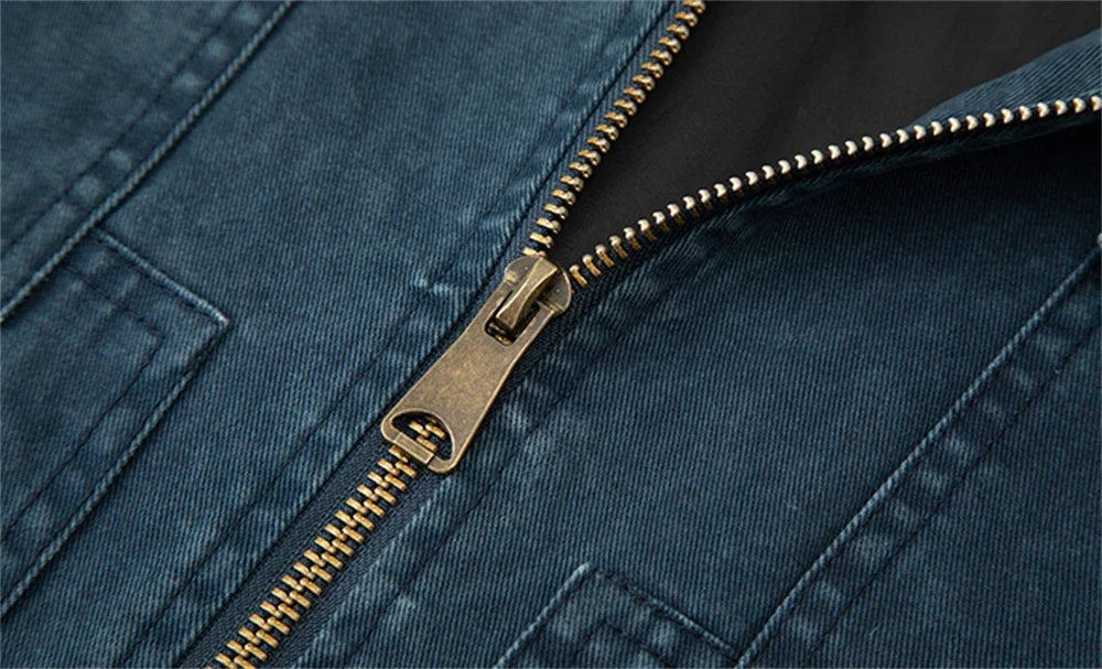 Elegant katoenen denim jack