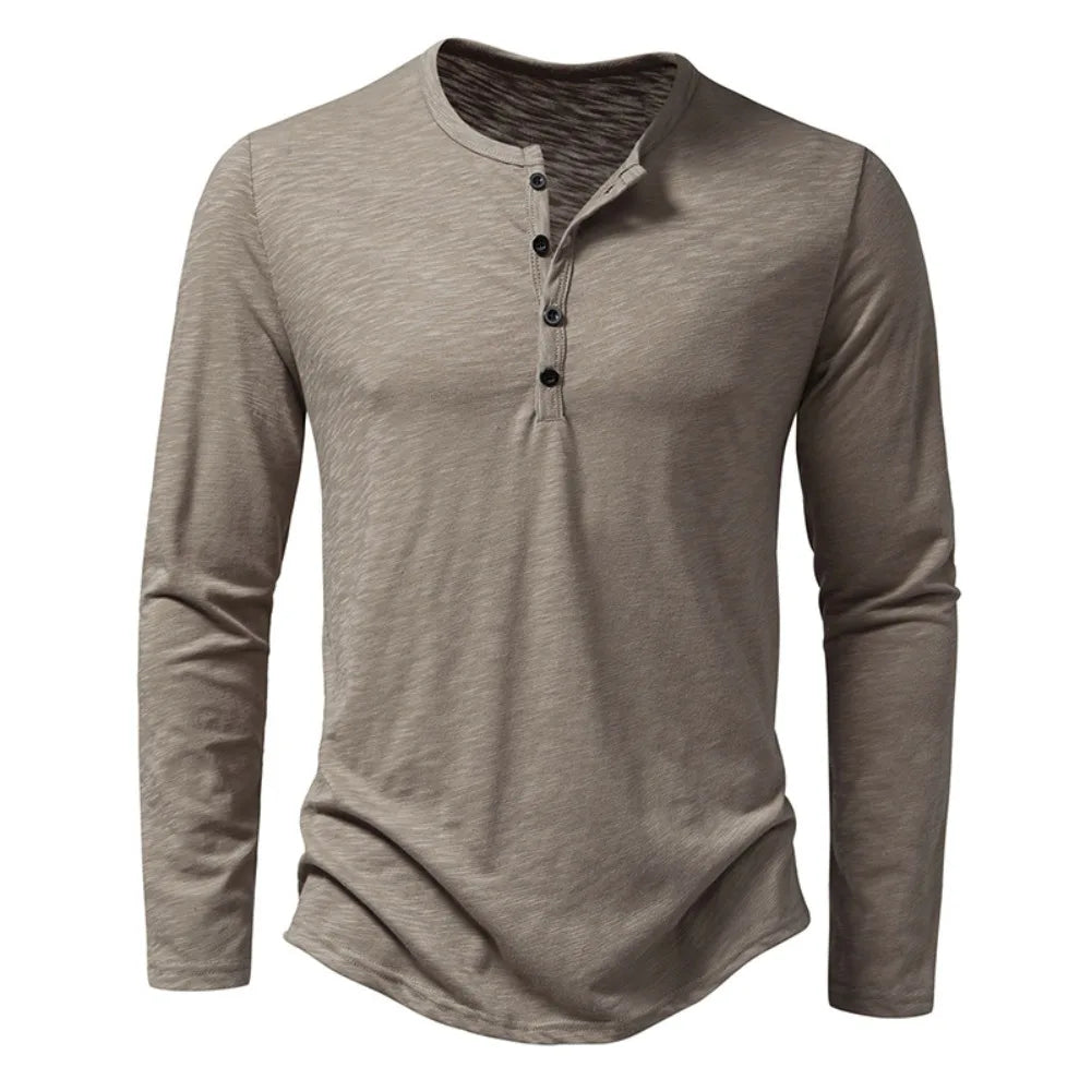 Katoenen poloshirt met lange mouwen