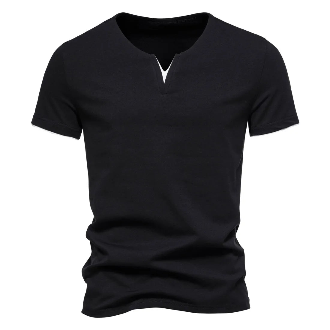 Elegant shirt met V-hals
