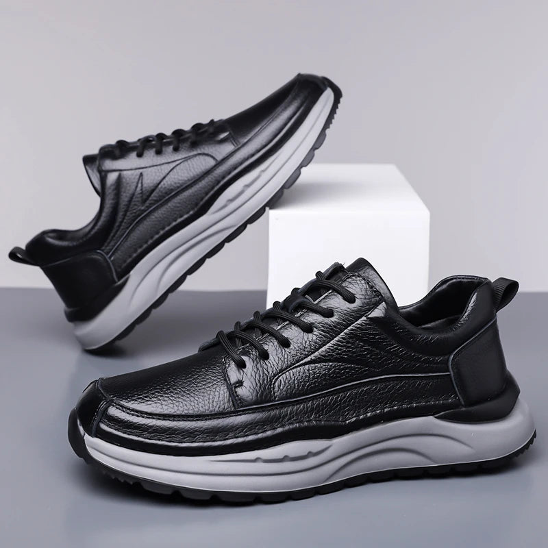 Klassieke leren herenschoenen