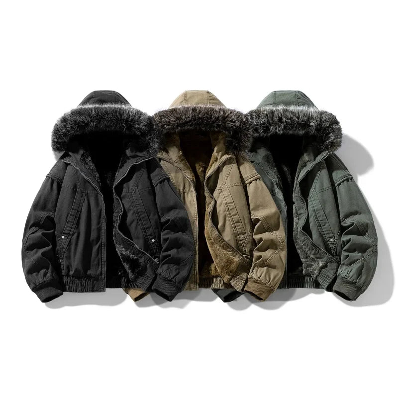 Elegant fleece gevoerd cargojack