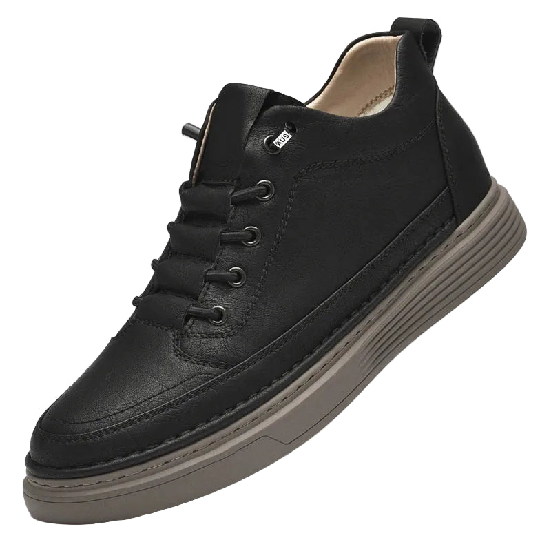 Elegante hoge leren Oxford-schoenen