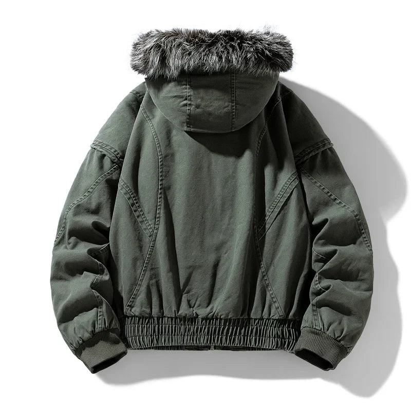 Elegant fleece gevoerd cargojack