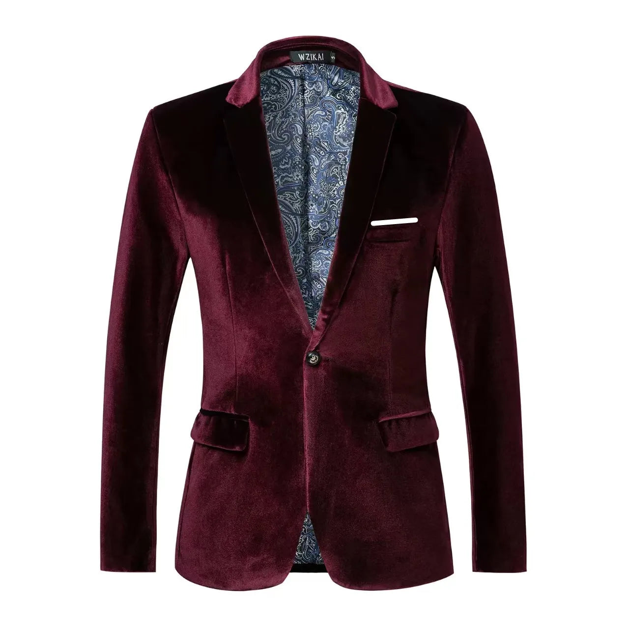 Elegante blazer van fluweel