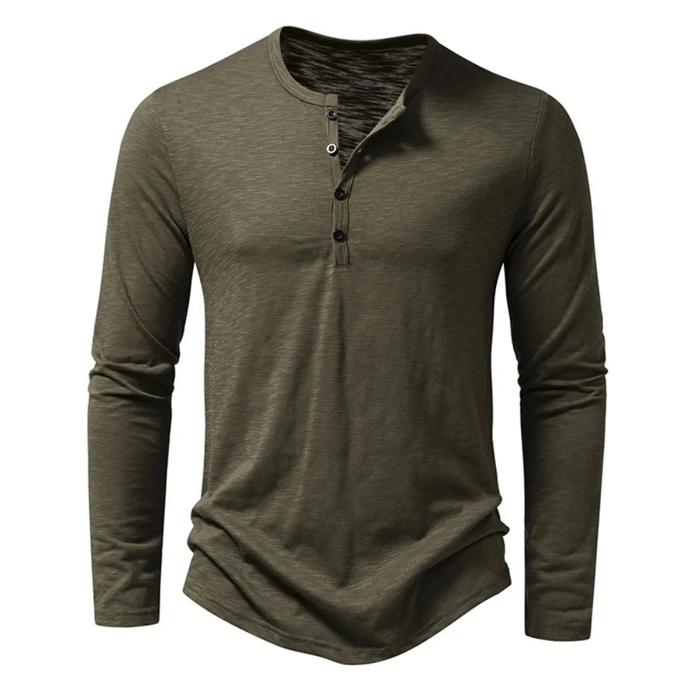 Katoenen poloshirt met lange mouwen