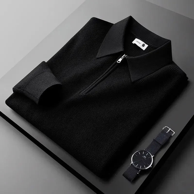 Elegante heren trui met rits