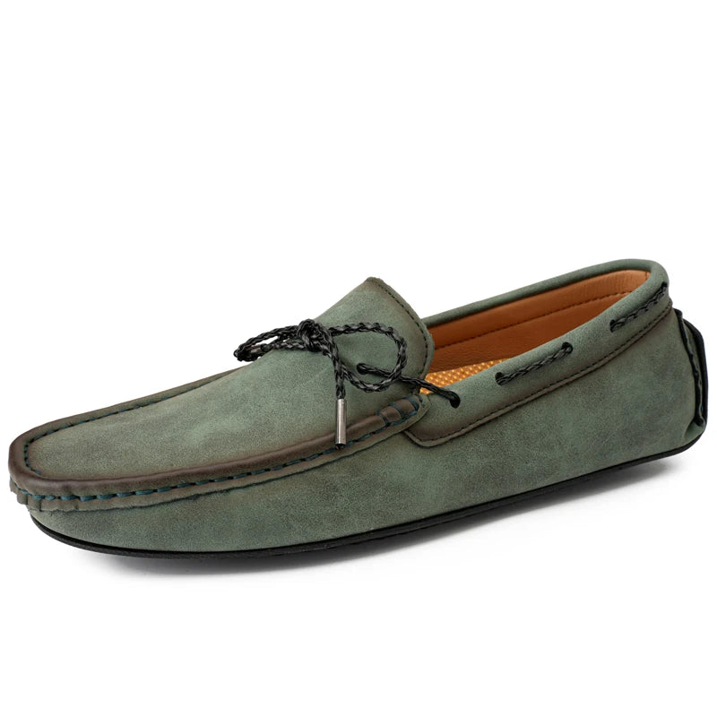 Handgemaakte suède Loafers