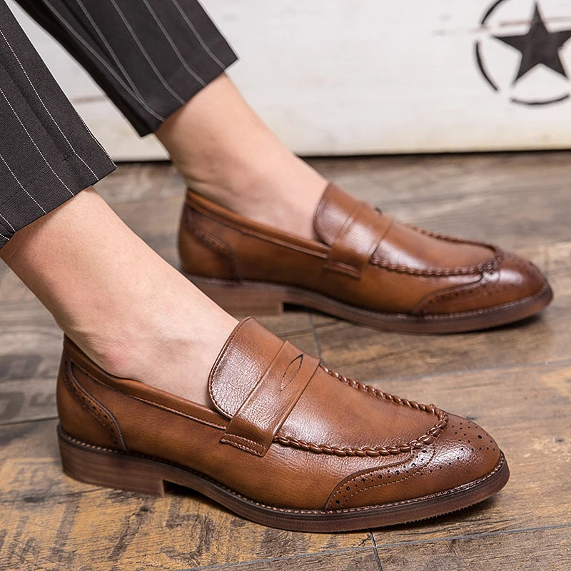 Chique leren Loafers