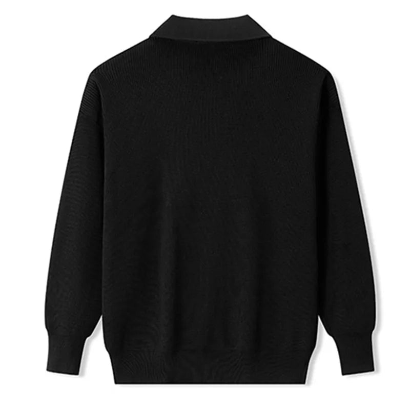Elegante gebreide Zip Sweater