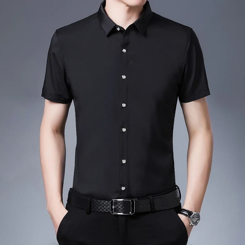 Business Casual overhemd met korte mouwen