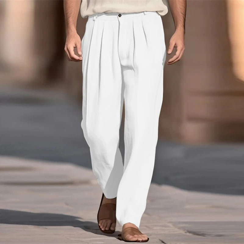 Casual linnen broek