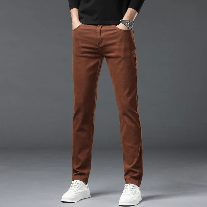 Elegante stretchjeans van denim