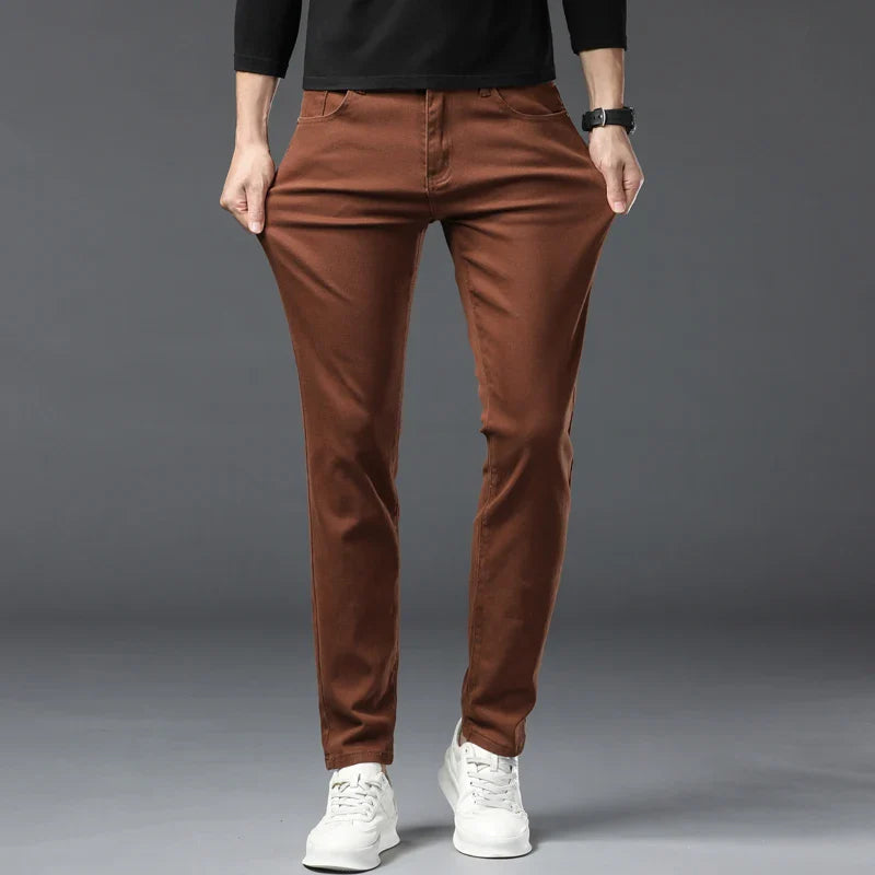 Elegante stretchjeans van denim