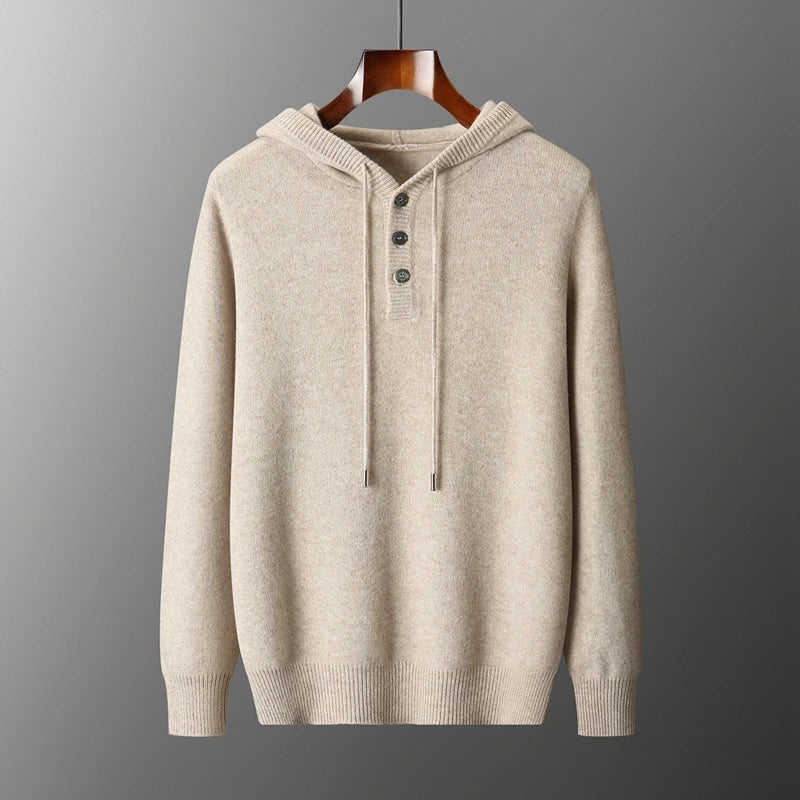 Elegante Merino Wol Hoodie