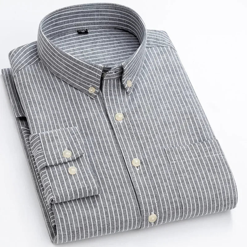 Katoenen shirt met lange mouwen
