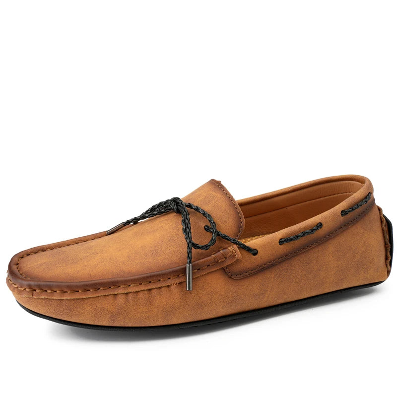 Handgemaakte suède Loafers