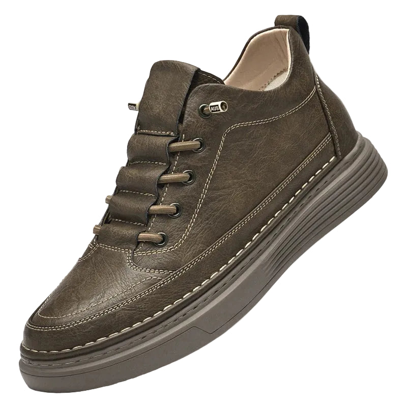 Elegante hoge leren Oxford-schoenen