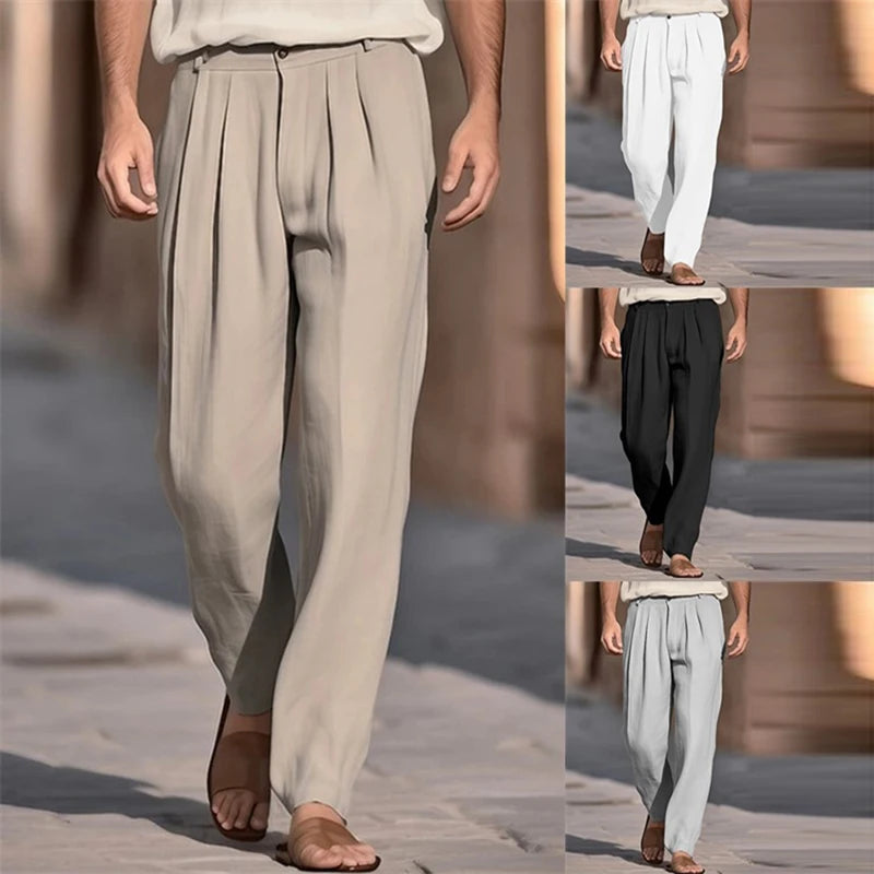 Casual linnen broek