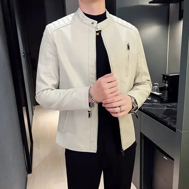 Elegante leren jas