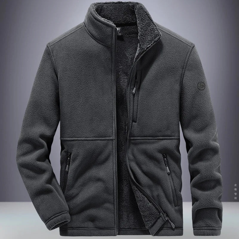 Warme fleece jas