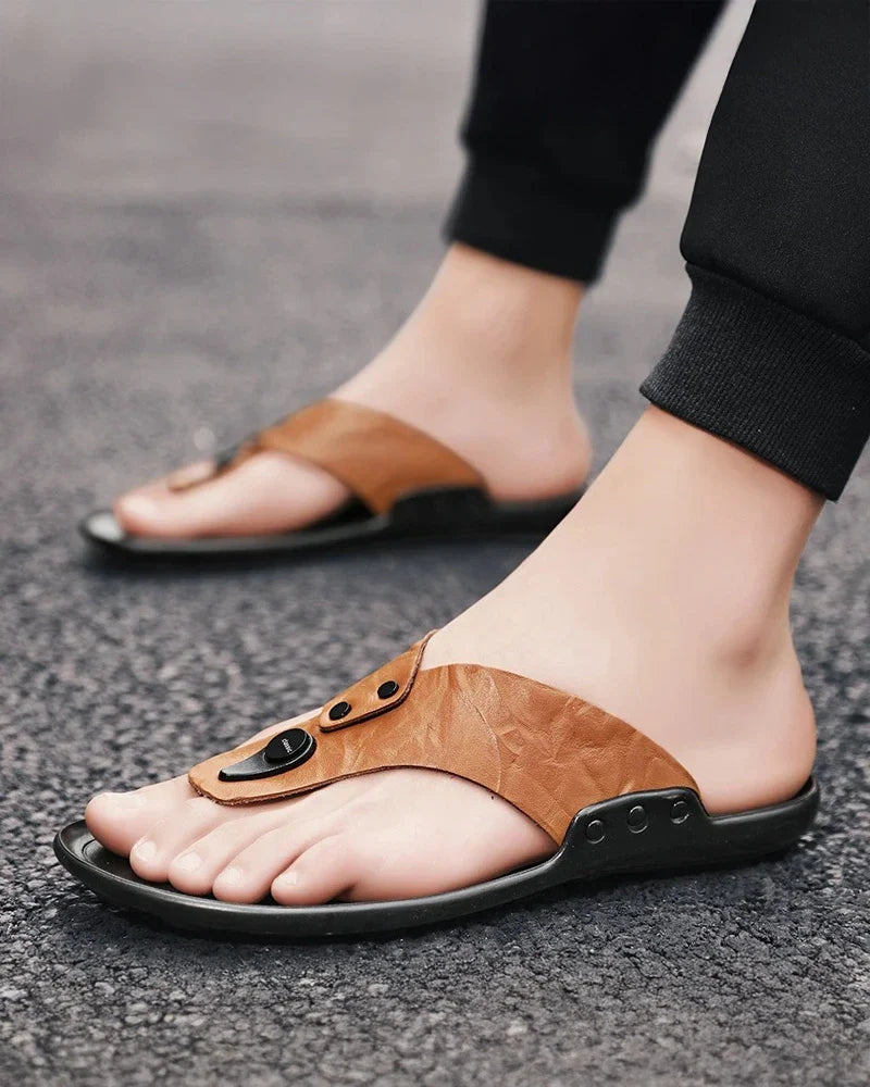 Elegante Leren Sandalen