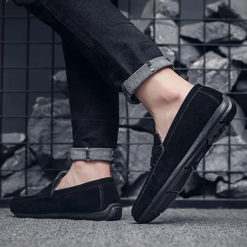 Lichtgewicht suède Loafers