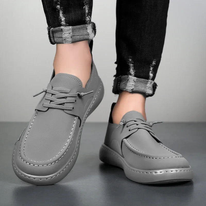 Klassieke Italiaanse Leren Sneakers